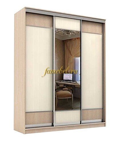 Шкаф купе Лагуна-10 трёхдверный  (ШВГ)1900х2200х600