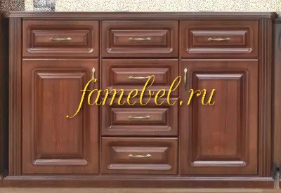 Радуга 22 комод цвет орех донской