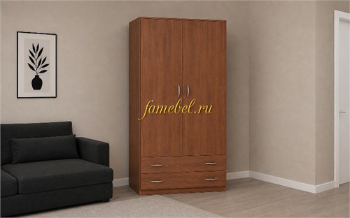 Шкаф Зодиак 2.2 двухдверный с ящиками, цвет Орех Мария-Луиза