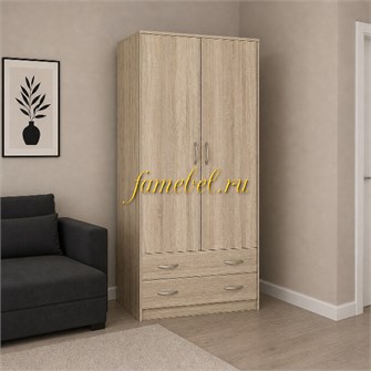 {{photo.Alt || photo.Description || 'Шкаф Зодиак 2.2 двухдверный с ящиками, цвет Дуб Сонома'}}
