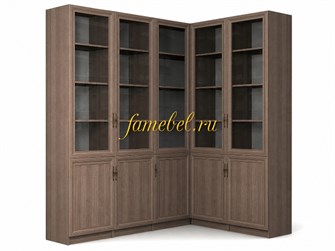 Библиотека Моцарт 6, цвет ясень Шимо тёмный
