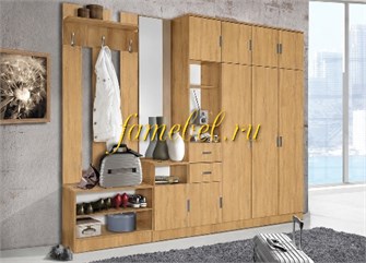 {{photo.Alt || photo.Description || 'Любава 3 прихожая со шкафом в цвете дуб золотой'}}