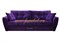 Диван еврокнижка Амстердам Люкс 150 полностью велюр фиолетовый