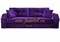 Диван Еврокнижка Манчестер 150 с подсветкой велюр фиолетовый