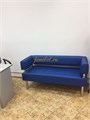 Диван business 800х800 экокожа синий