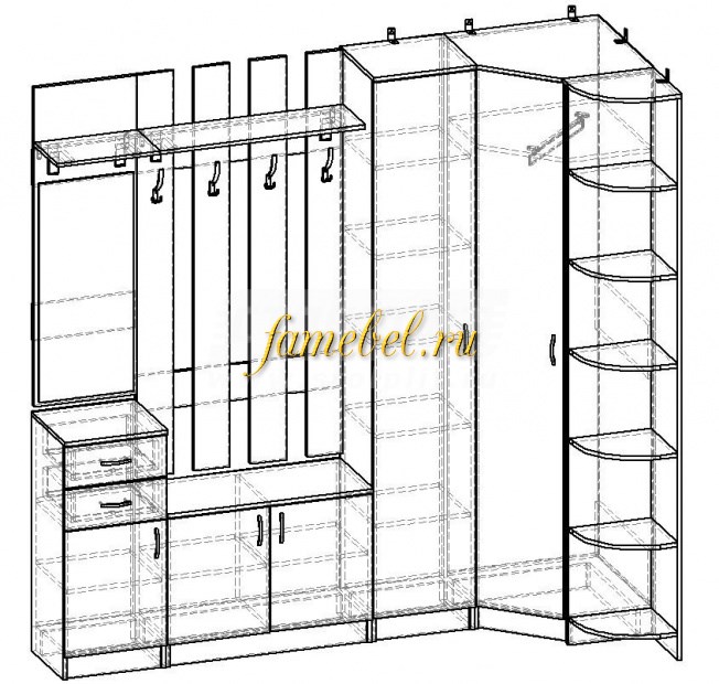 Угловая прихожая своими руками, как лучше сделать и спроектировать